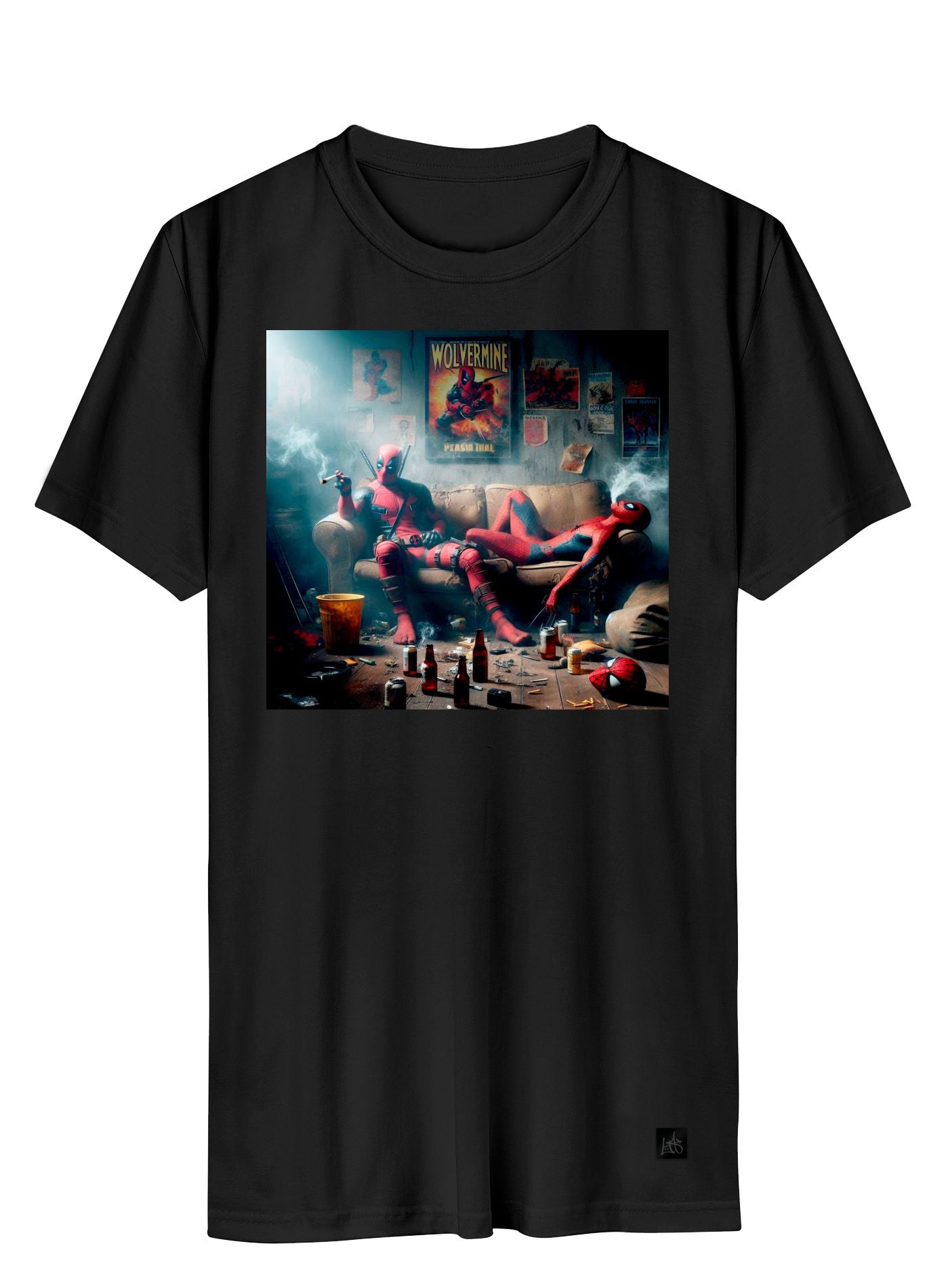 Camiseta Deadpool & Spider-Man