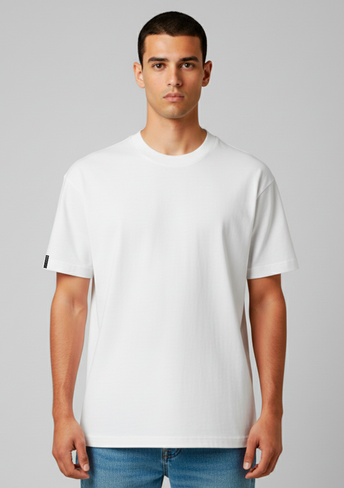 Camiseta Básica Branca Regular