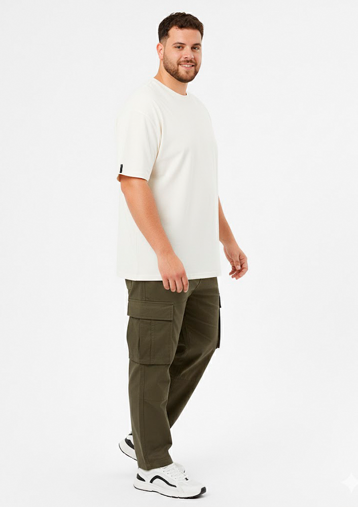Camiseta Básica Off-White Plus Size
