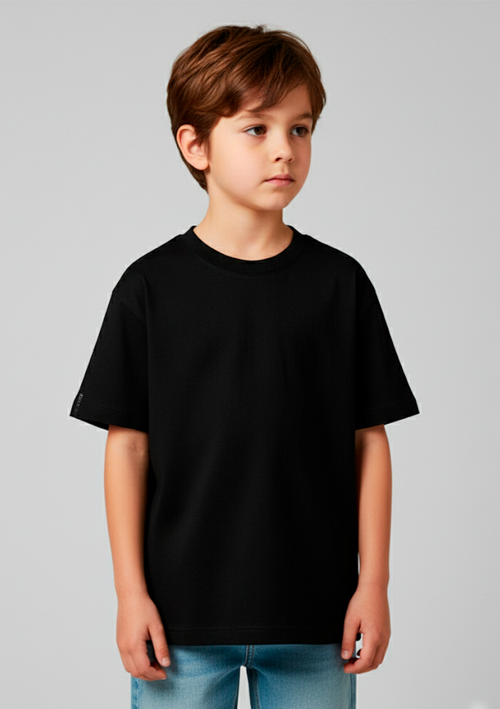 Camiseta Infantil Básica Preta