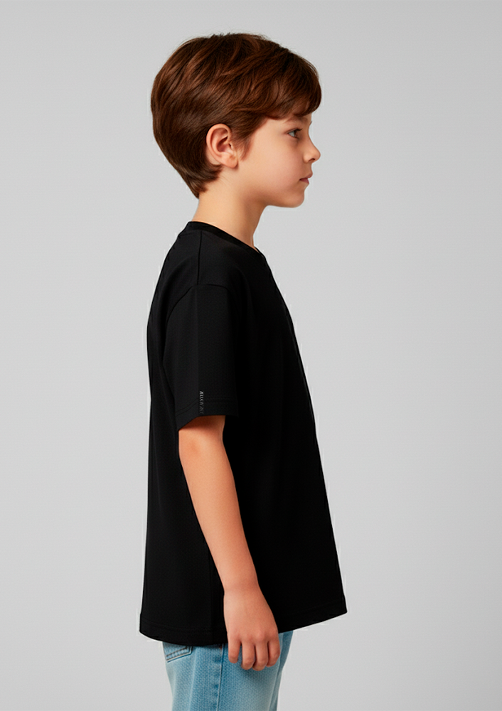Camiseta Infantil Básica Preta