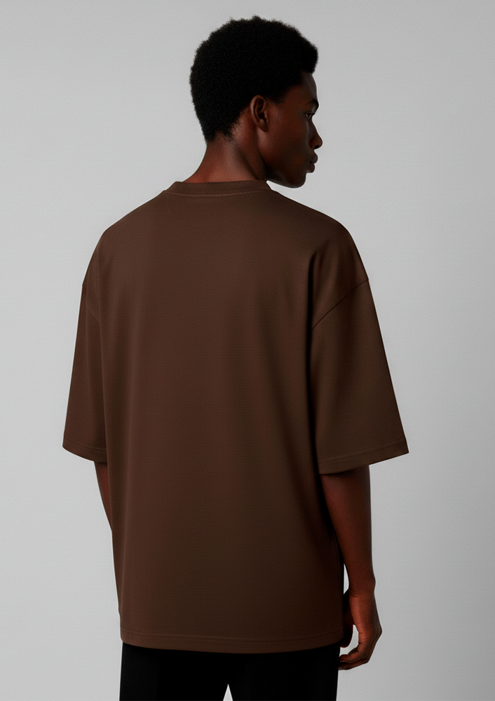 Oversized Básica Marrom