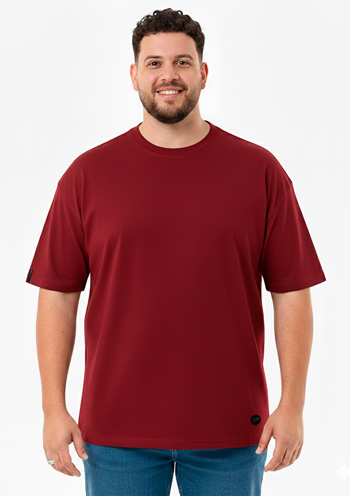 Camiseta Básica Vermelha Plus Size