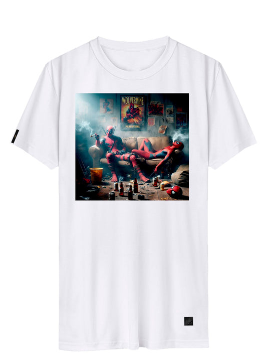 Camiseta Deadpool & Spider-Man