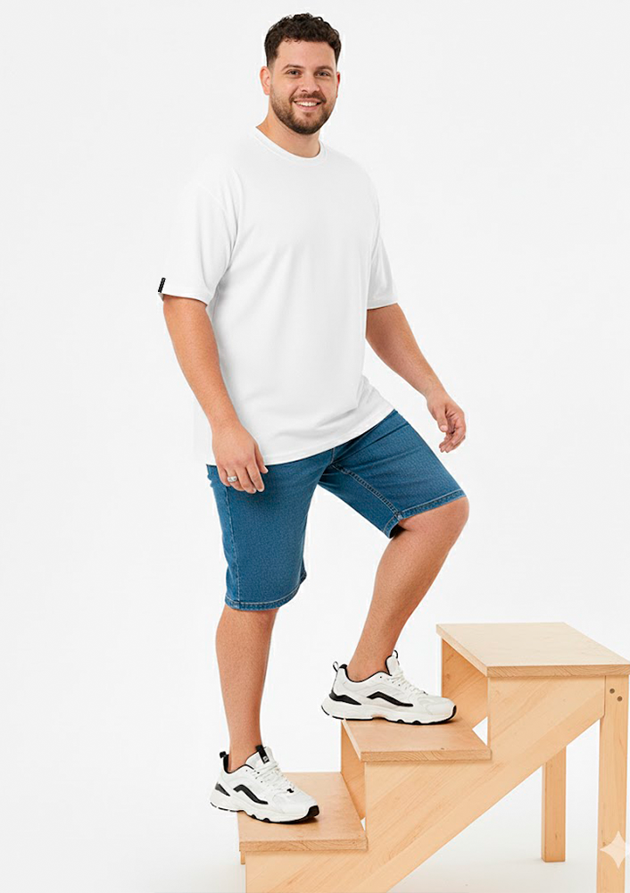 Camiseta Básica Branca Plus Size