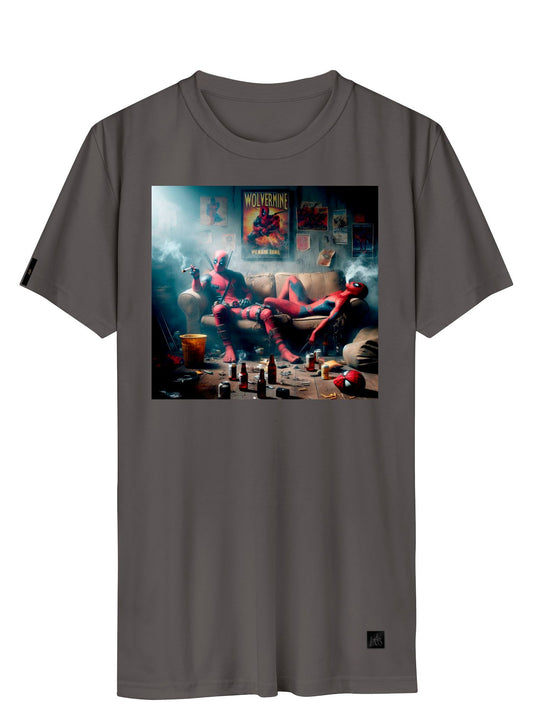 Camiseta Deadpool & Spider-Man