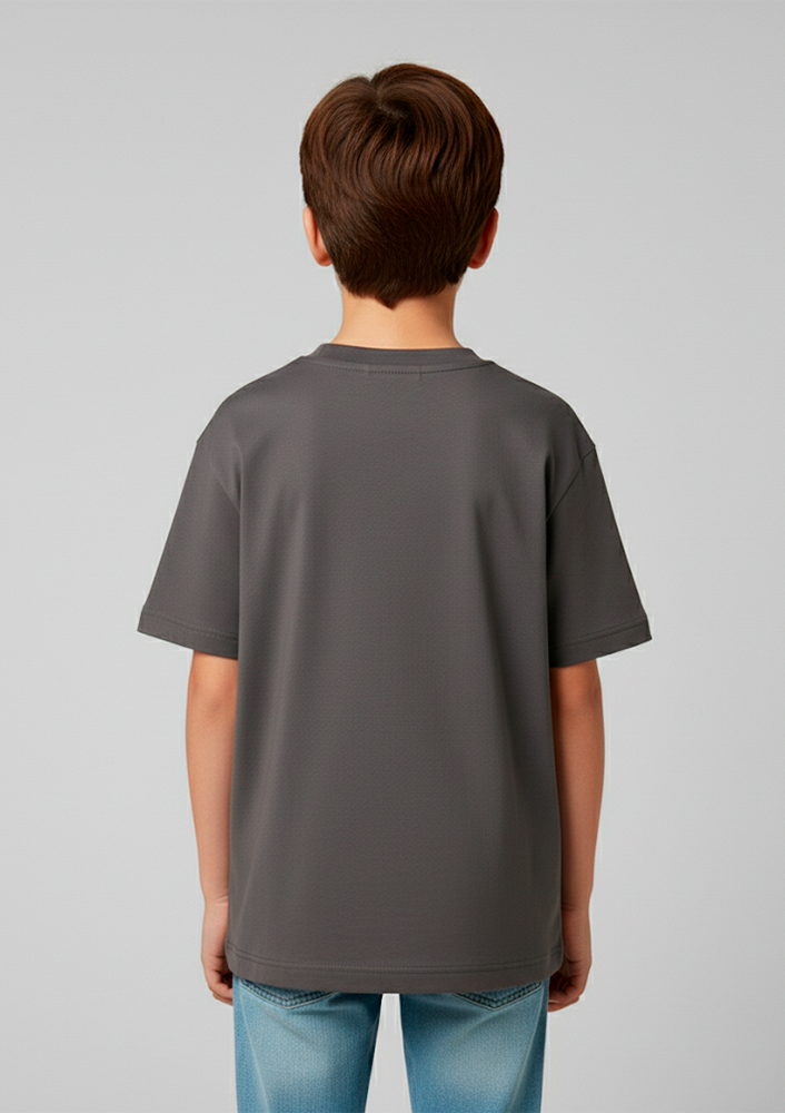 Camiseta Infantil Básica Chumbo