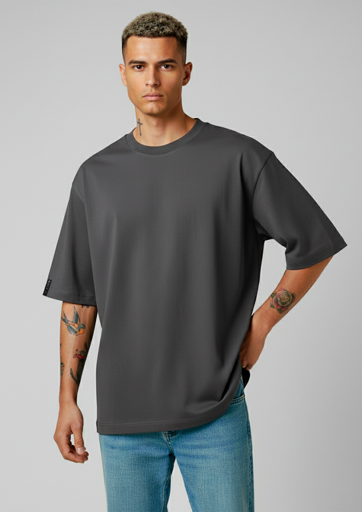 Oversized Básica Chumbo