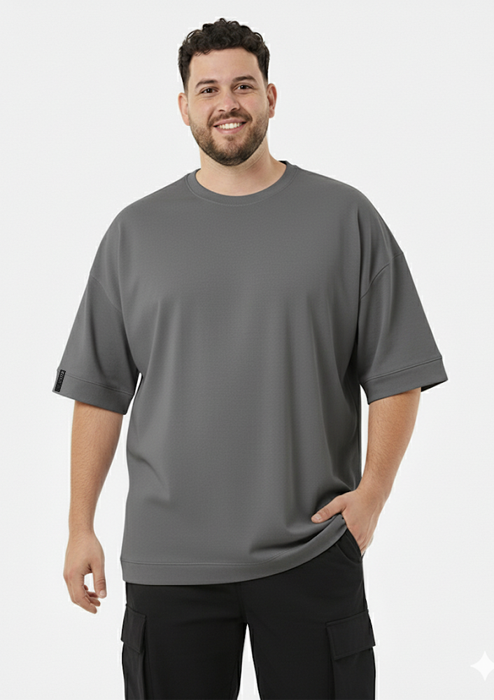 Oversized Básica Chumbo Plus Size