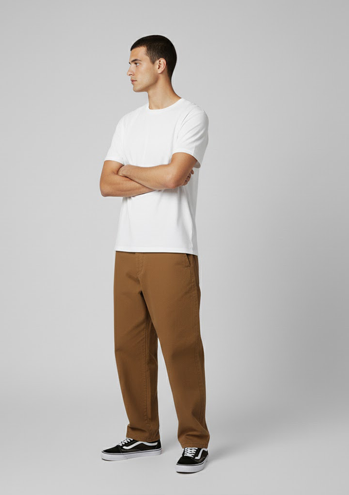 Camiseta Básica Branca Regular