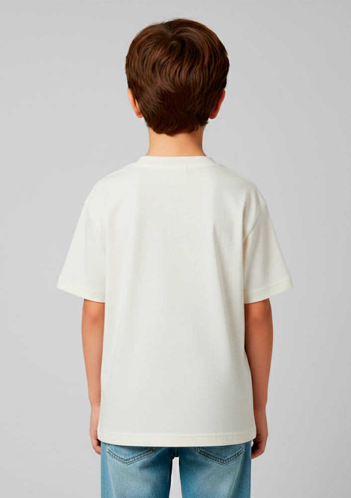 Camiseta Infantil Básica Off-White