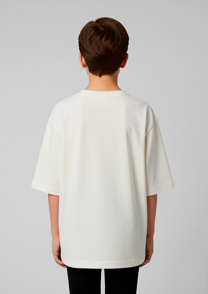 Oversized Infantil Básica Off-White