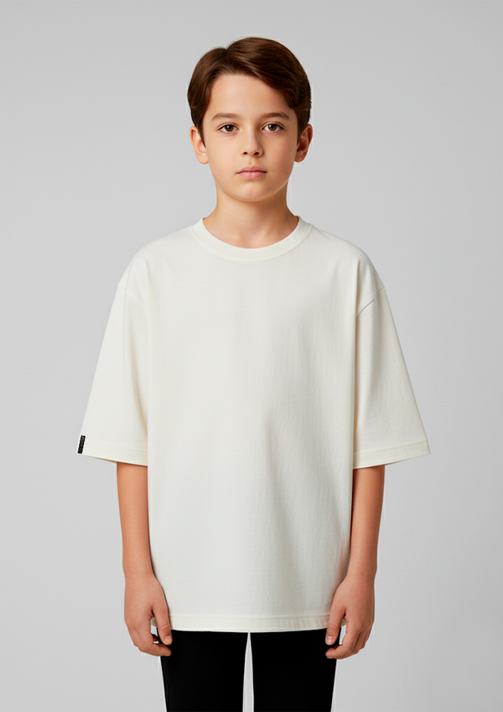 Oversized Infantil Básica Off-White