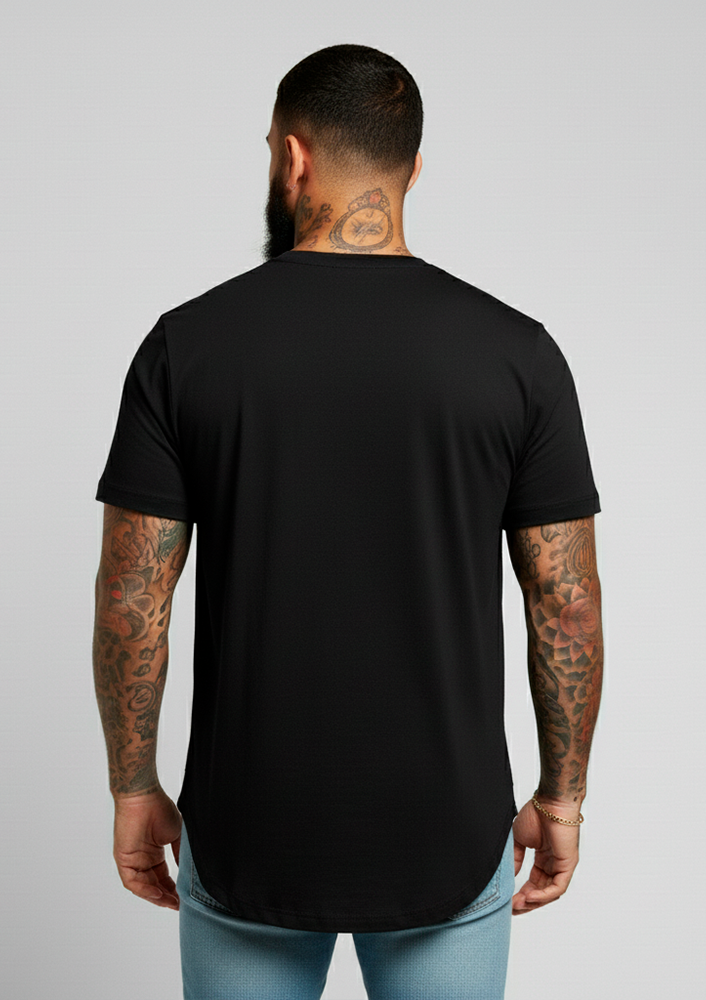 Longline Básica Preta