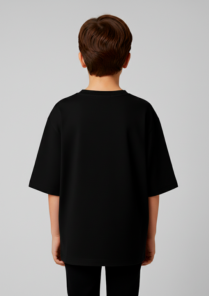 Oversized Infantil Básica Preta