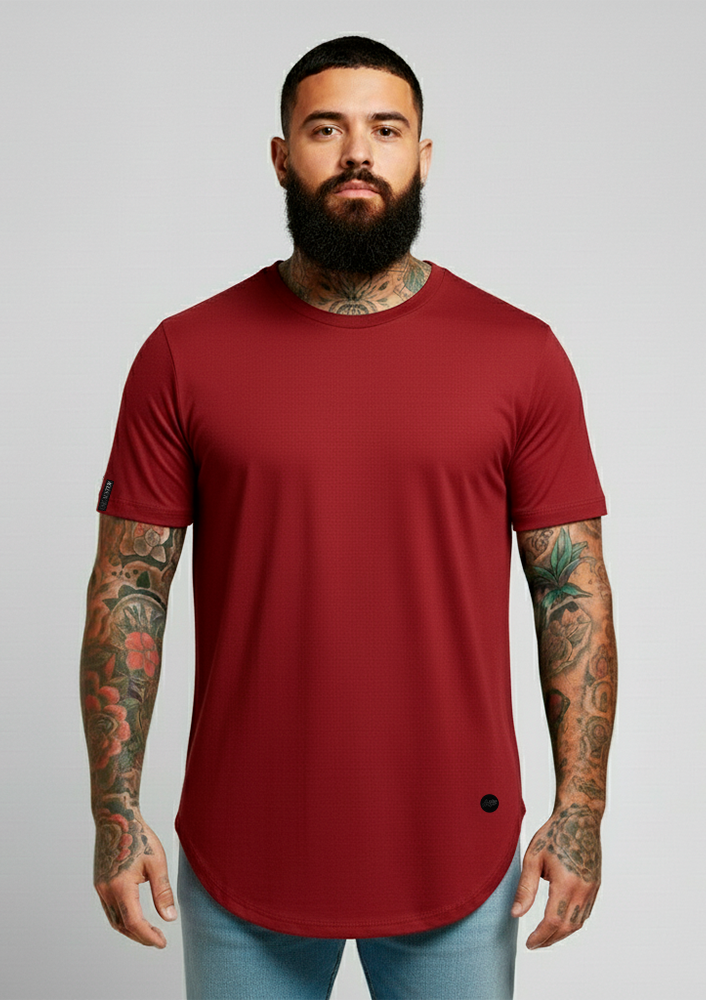 Longline Básica Vermelha